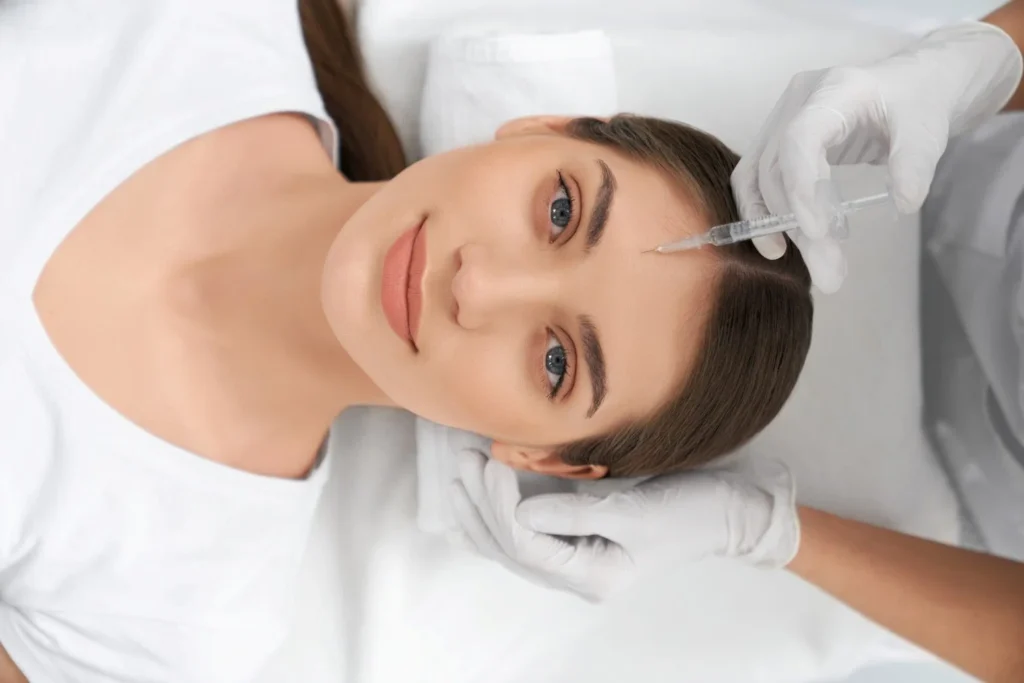 forehead Botox after